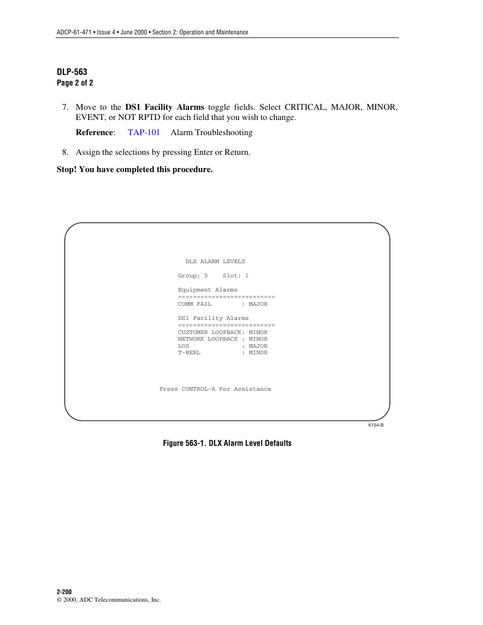 Figure 563-1 | ADC Soneplex Broadband System User Manual | Page 223 / 342