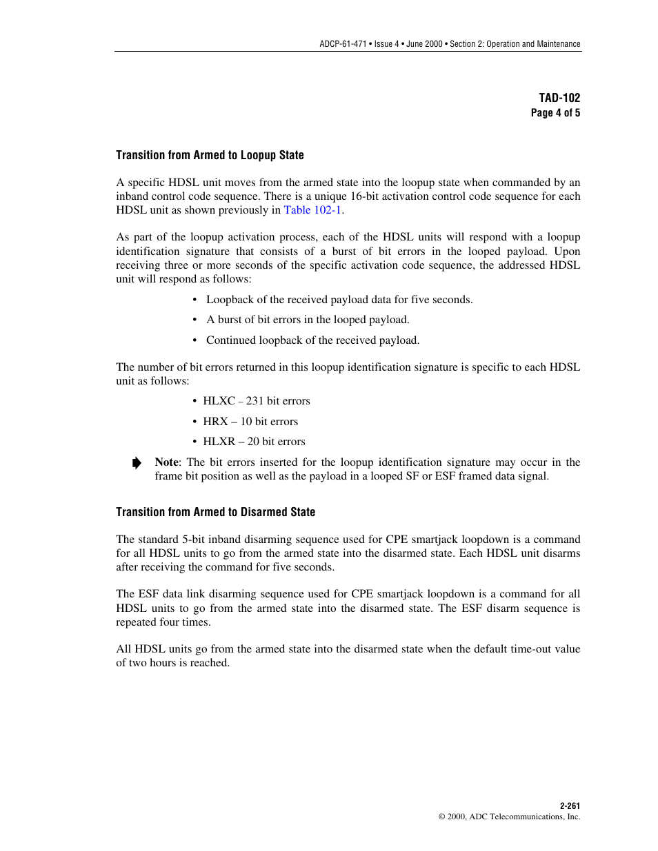 ADC Soneplex Broadband System User Manual | Page 284 / 342