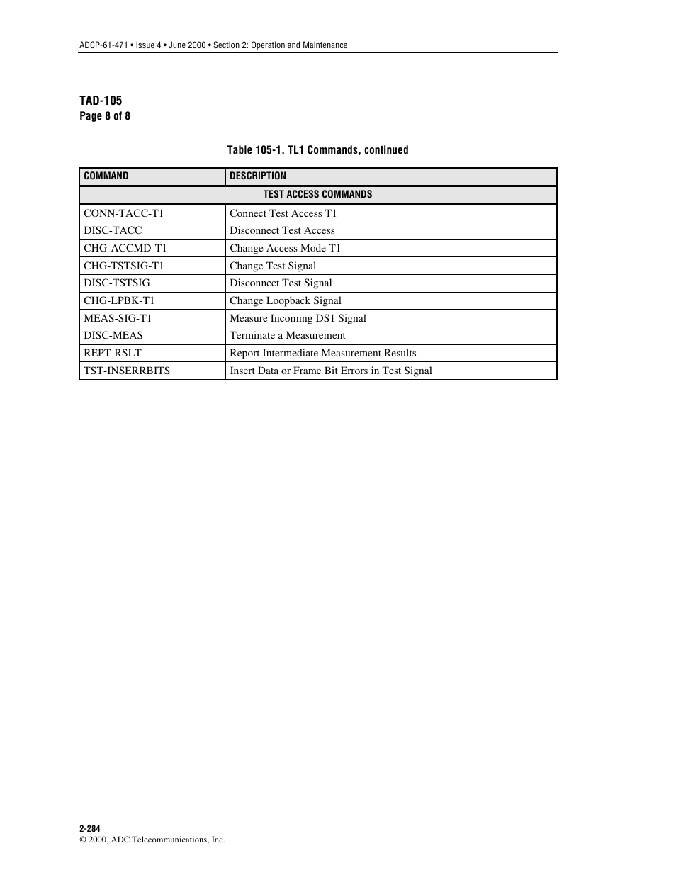 ADC Soneplex Broadband System User Manual | Page 307 / 342