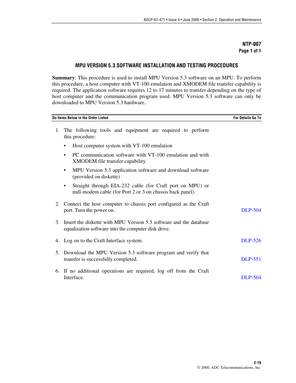 ADC Soneplex Broadband System User Manual | Page 42 / 342