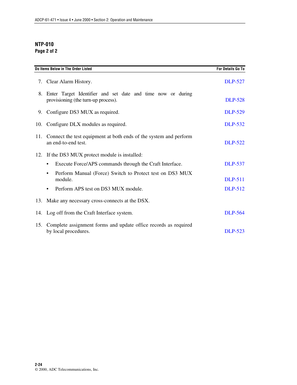 ADC Soneplex Broadband System User Manual | Page 47 / 342