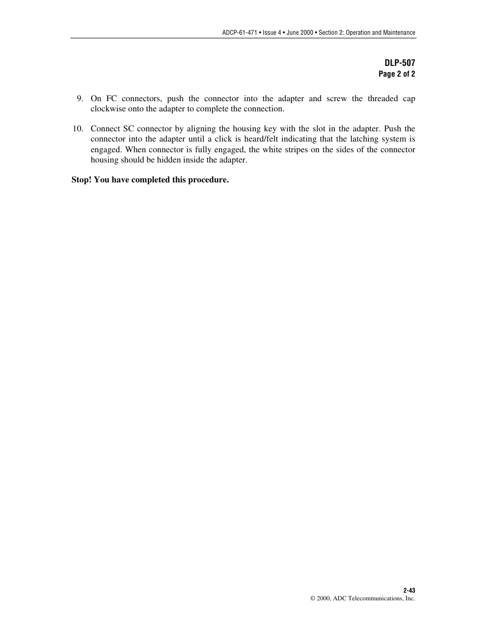 ADC Soneplex Broadband System User Manual | Page 66 / 342