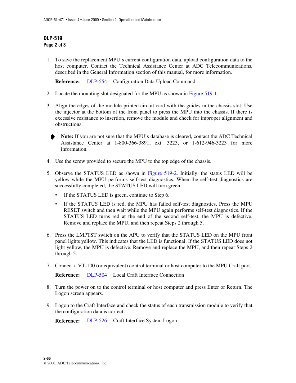 ADC Soneplex Broadband System User Manual | Page 89 / 342