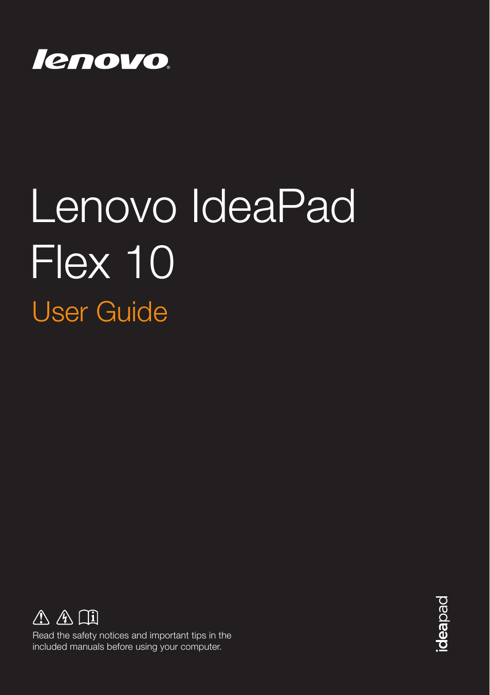 Lenovo Flex 10 Notebook Lenovo User Manual | 30 pages