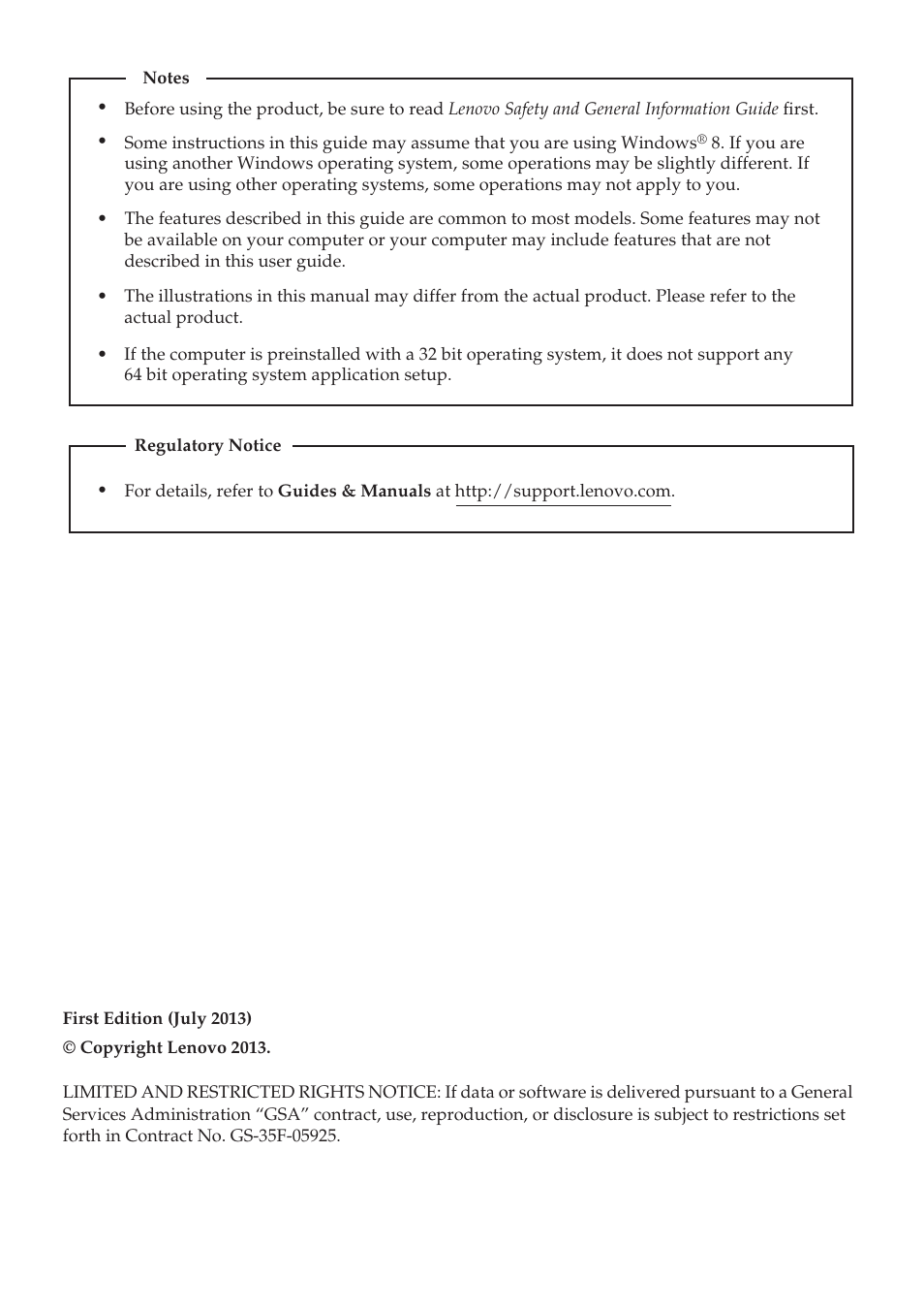Lenovo Flex 10 Notebook Lenovo User Manual | Page 2 / 30