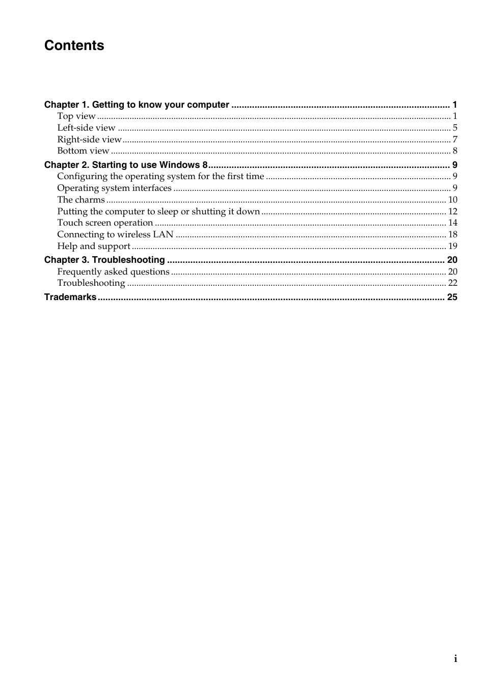 Lenovo Flex 10 Notebook Lenovo User Manual | Page 3 / 30