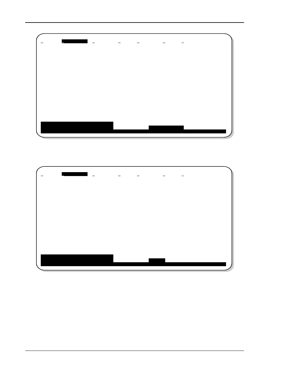 H2tu-r hdsl2 25-hour performance history, H2tu-r hdsl2 current statistics | ADC Campus-RS Remote User Manual | Page 24 / 46