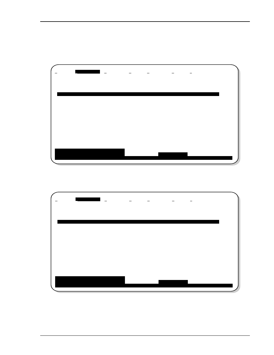 Alarm history at the hdsl2 interface, H2tu-r hdsl2 alarm history screen, H2tu-c hdsl2 alarm history screen | ADC Campus-RS Remote User Manual | Page 27 / 46