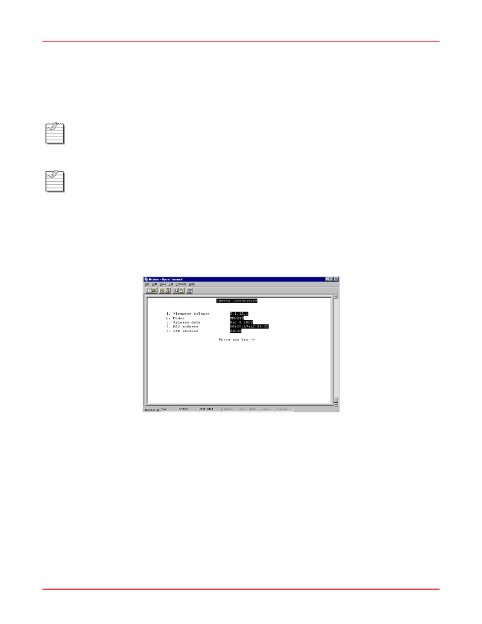 Updating system software, Viewing system information, Rebooting the modem | A-29 | ADC MM701G2 User Manual | Page 117 / 134