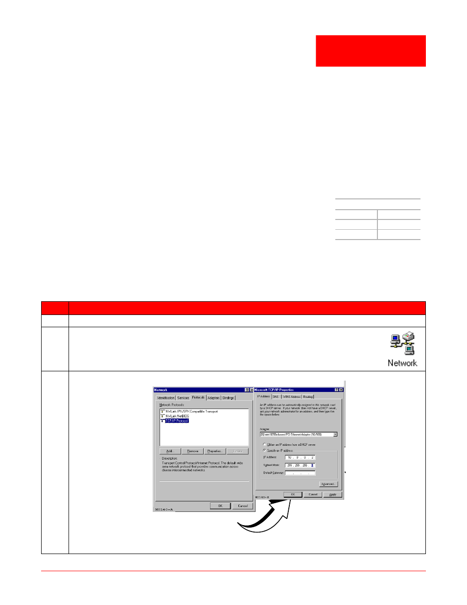 Accessing the web interface for modem management, Assign ip addresses, Assign ip addresses -1 | Figure 2-1. tcp/ip properties, 2chapter | ADC MM701G2 User Manual | Page 21 / 134