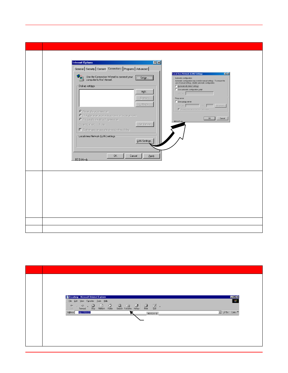 Figure 2-4. location bar field, Figure 2-3. lan settings | ADC MM701G2 User Manual | Page 23 / 134