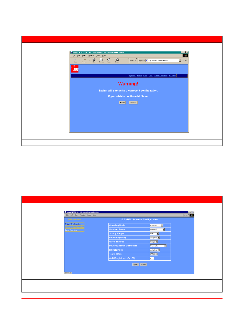 Configure the central-office modem | ADC MM701G2 User Manual | Page 68 / 134