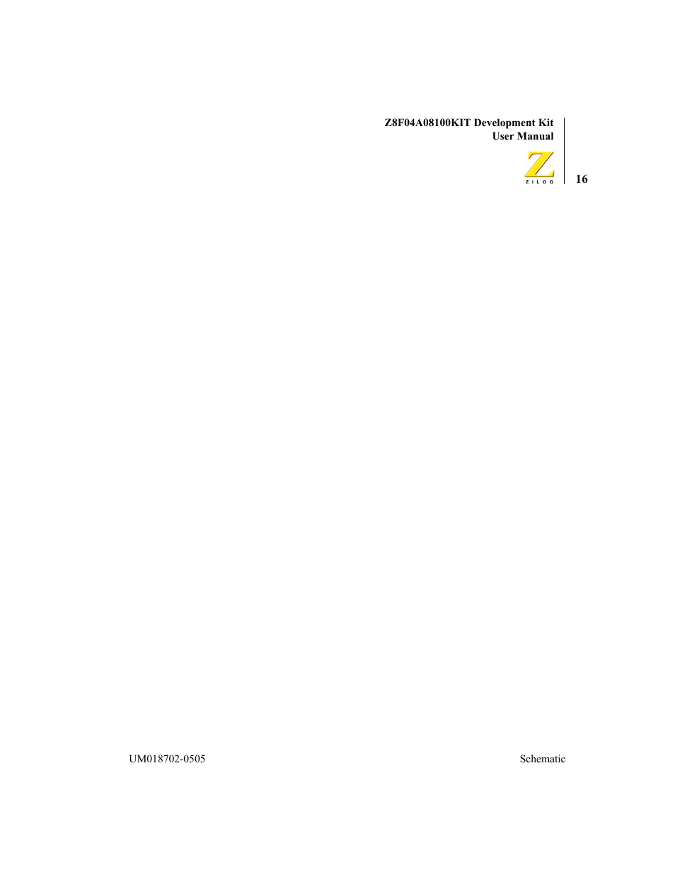 ADC Z8F04A08100KIT User Manual | Page 22 / 24