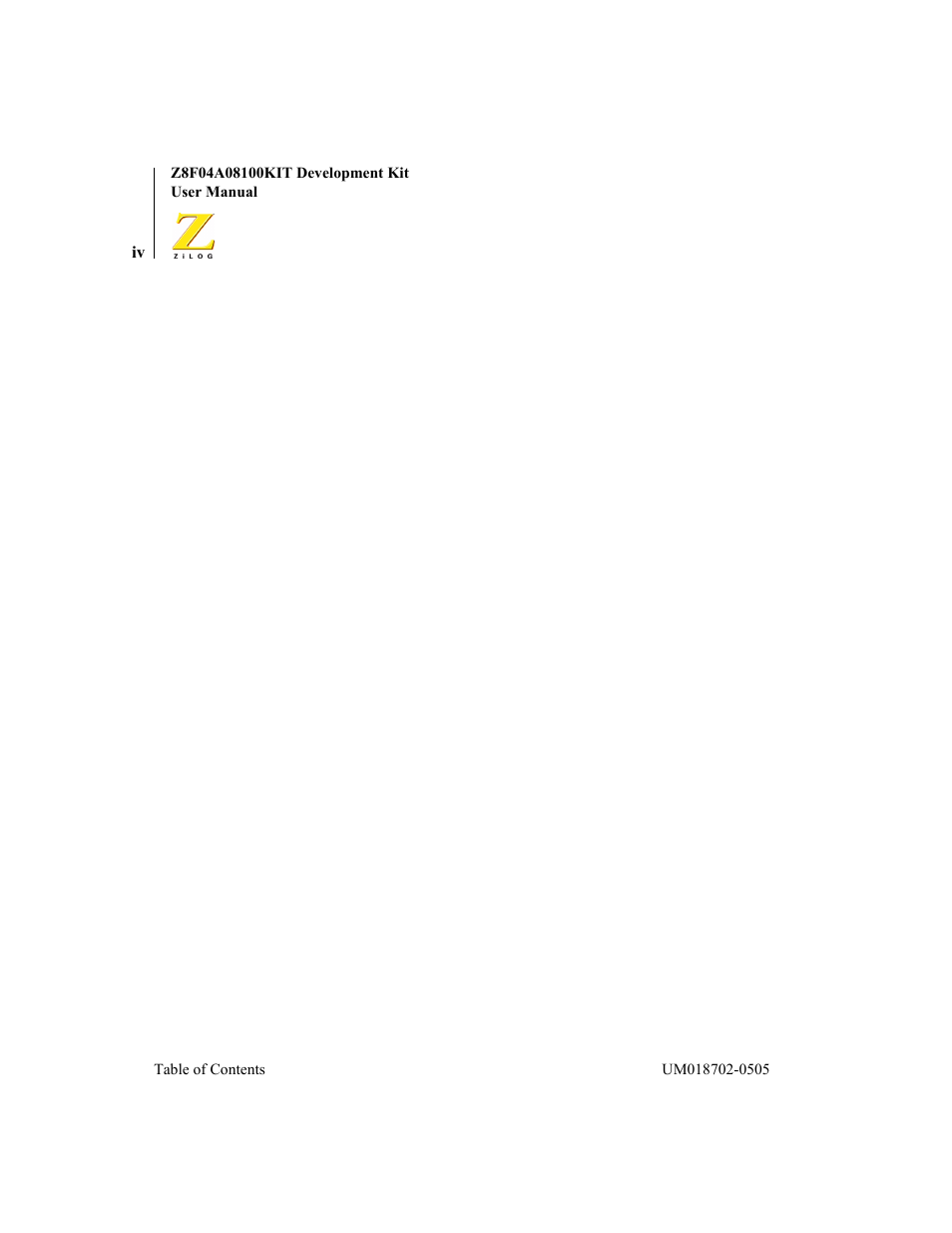 ADC Z8F04A08100KIT User Manual | Page 4 / 24