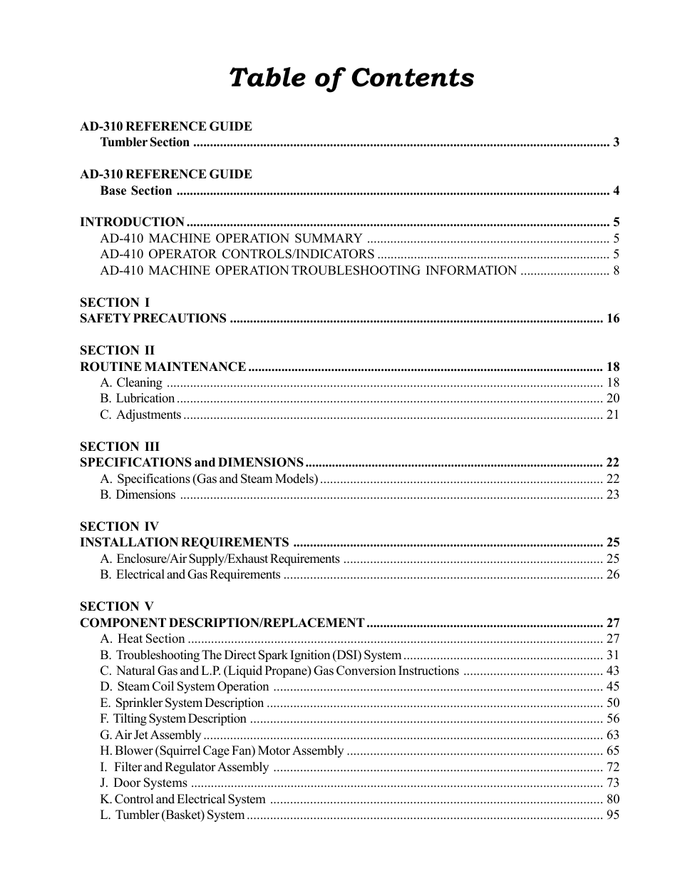 ADC AD-410 User Manual | Page 5 / 118