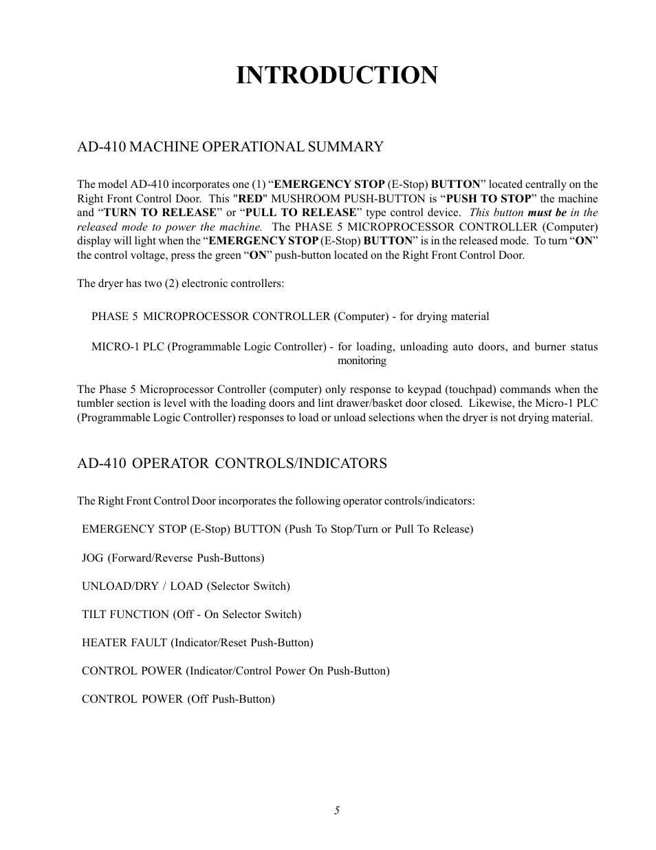 Introduction | ADC AD-410 User Manual | Page 9 / 118