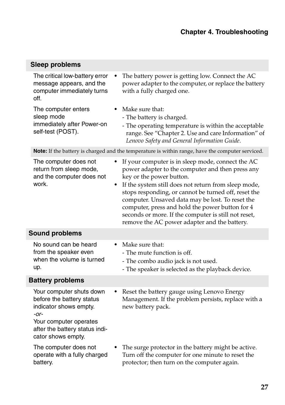 Lenovo B4400 Notebook User Manual | Page 31 / 50