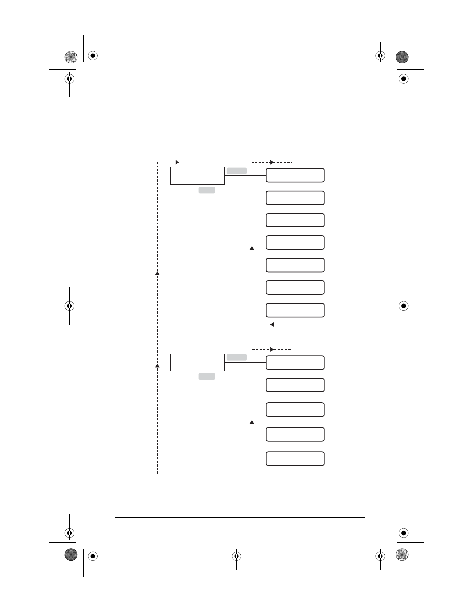 Lcd menu reference, Lcd m, Eference | ADC Campus-REX RS Interface Card User Manual | Page 131 / 148