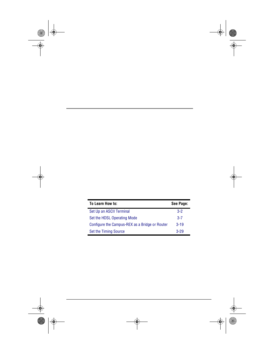 Set up the campusrexsystem, R 3: set up the, Rex s | Ampus, Ystem | ADC Campus-REX RS Interface Card User Manual | Page 29 / 148