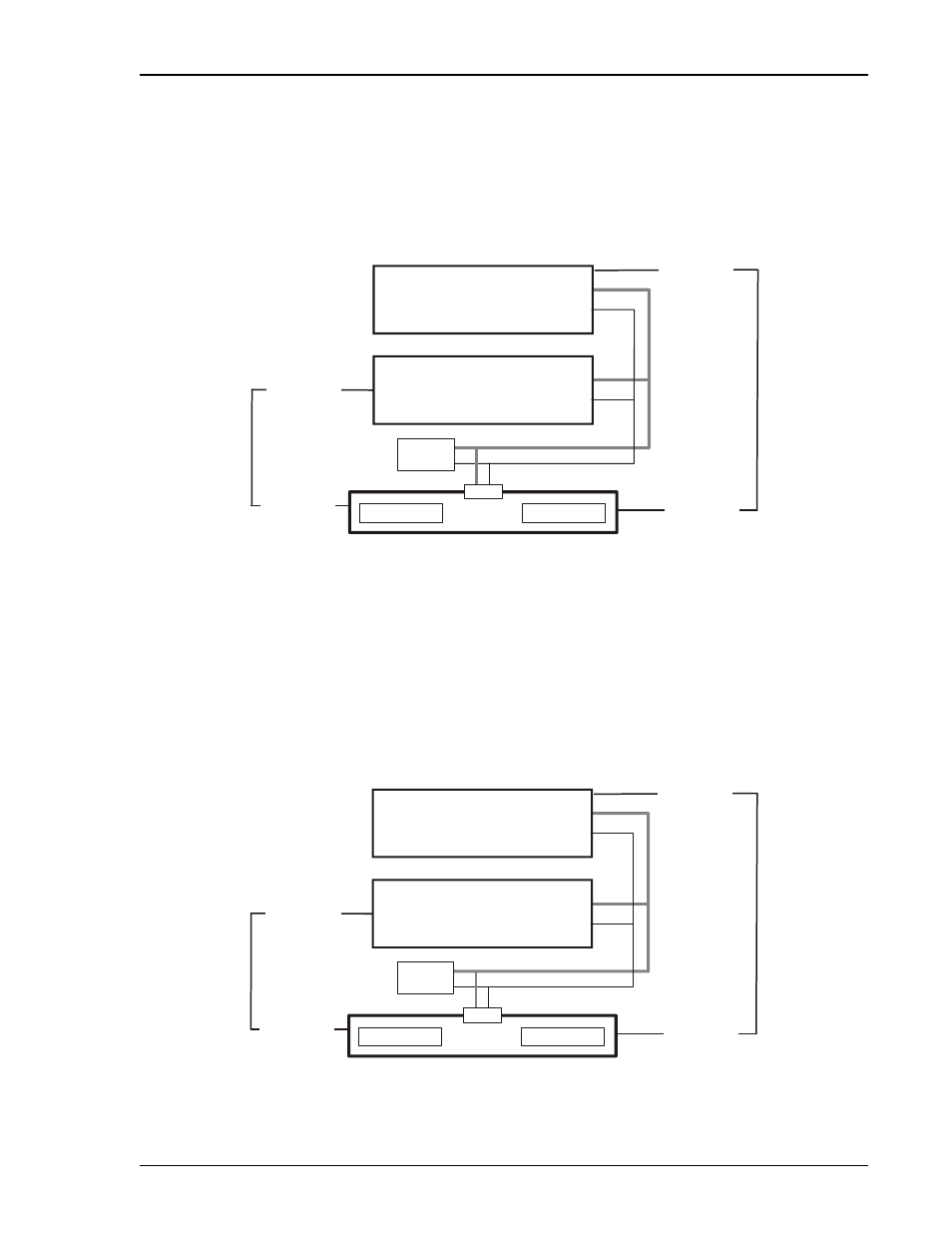 Recommended network setup for 3190 type shelves, Recommended network setup for ddm+ type shelves | ADC HRM-238 L1 User Manual | Page 11 / 26