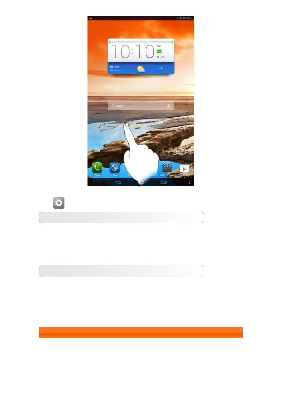 Entering text | Lenovo A7-40 Tablet User Manual | Page 9 / 29
