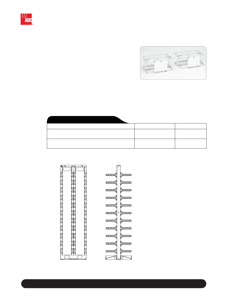 Digital monitor module system, 75 ohm interconnect, High-density configuration | ADC 75 Ohm Interconnect User Manual | Page 6 / 8
