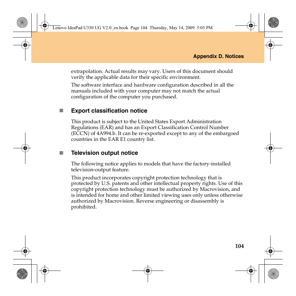 Lenovo IdeaPad U330 User Manual | Page 113 / 135