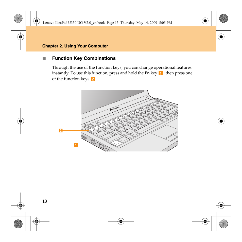 Lenovo IdeaPad U330 User Manual | Page 22 / 135