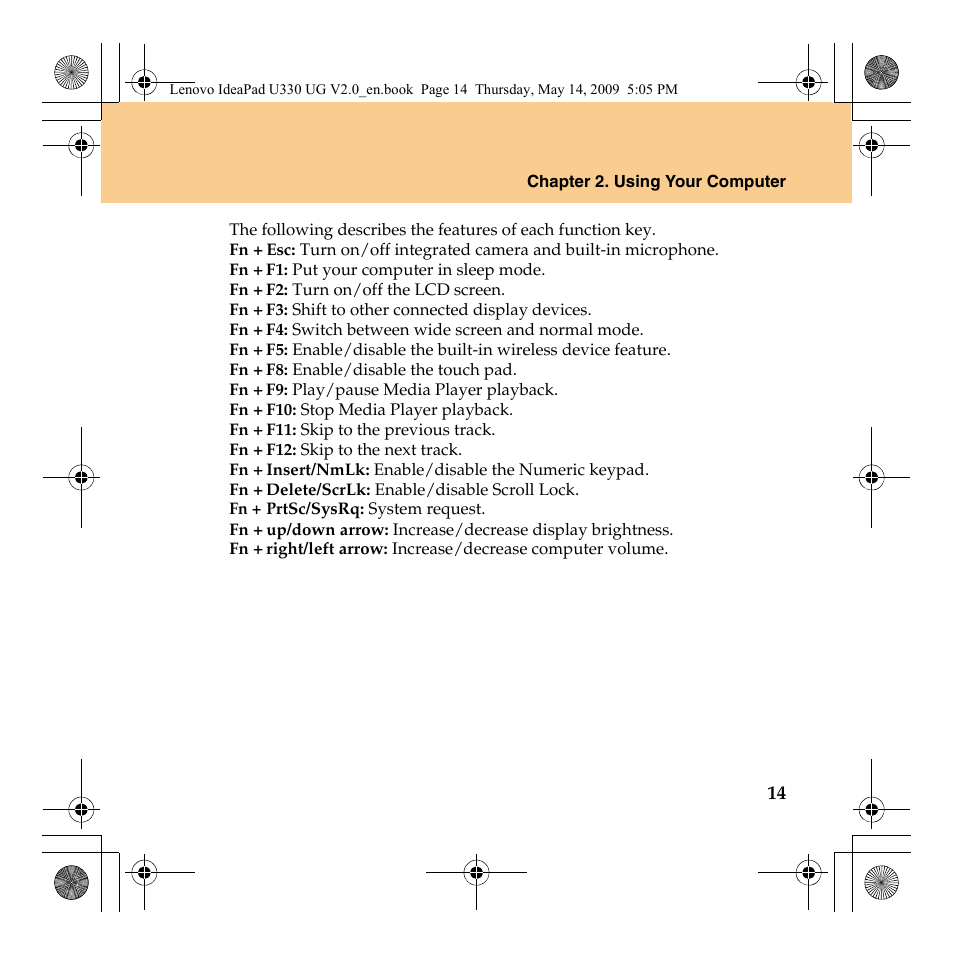 Lenovo IdeaPad U330 User Manual | Page 23 / 135