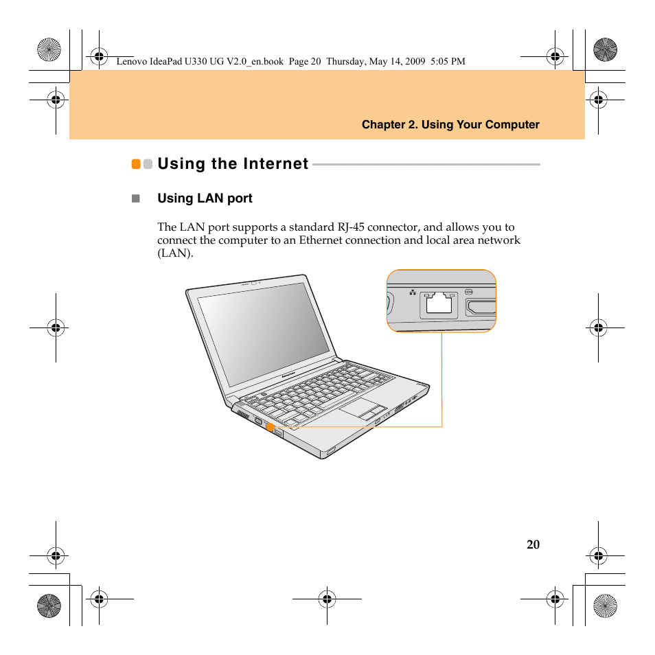 Using the internet | Lenovo IdeaPad U330 User Manual | Page 29 / 135