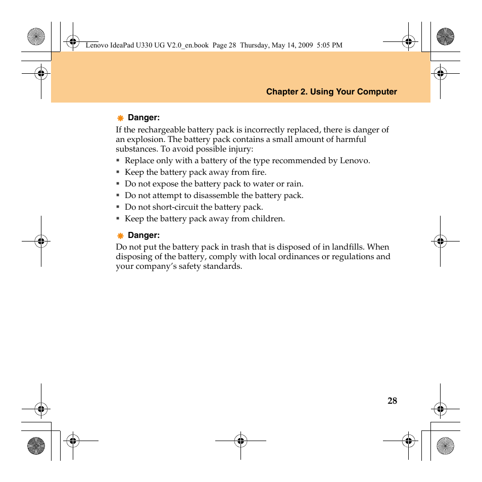 Lenovo IdeaPad U330 User Manual | Page 37 / 135