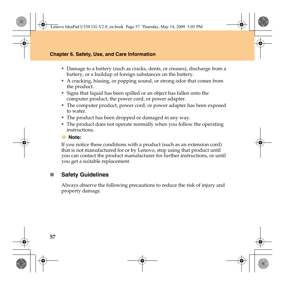 Lenovo IdeaPad U330 User Manual | Page 66 / 135