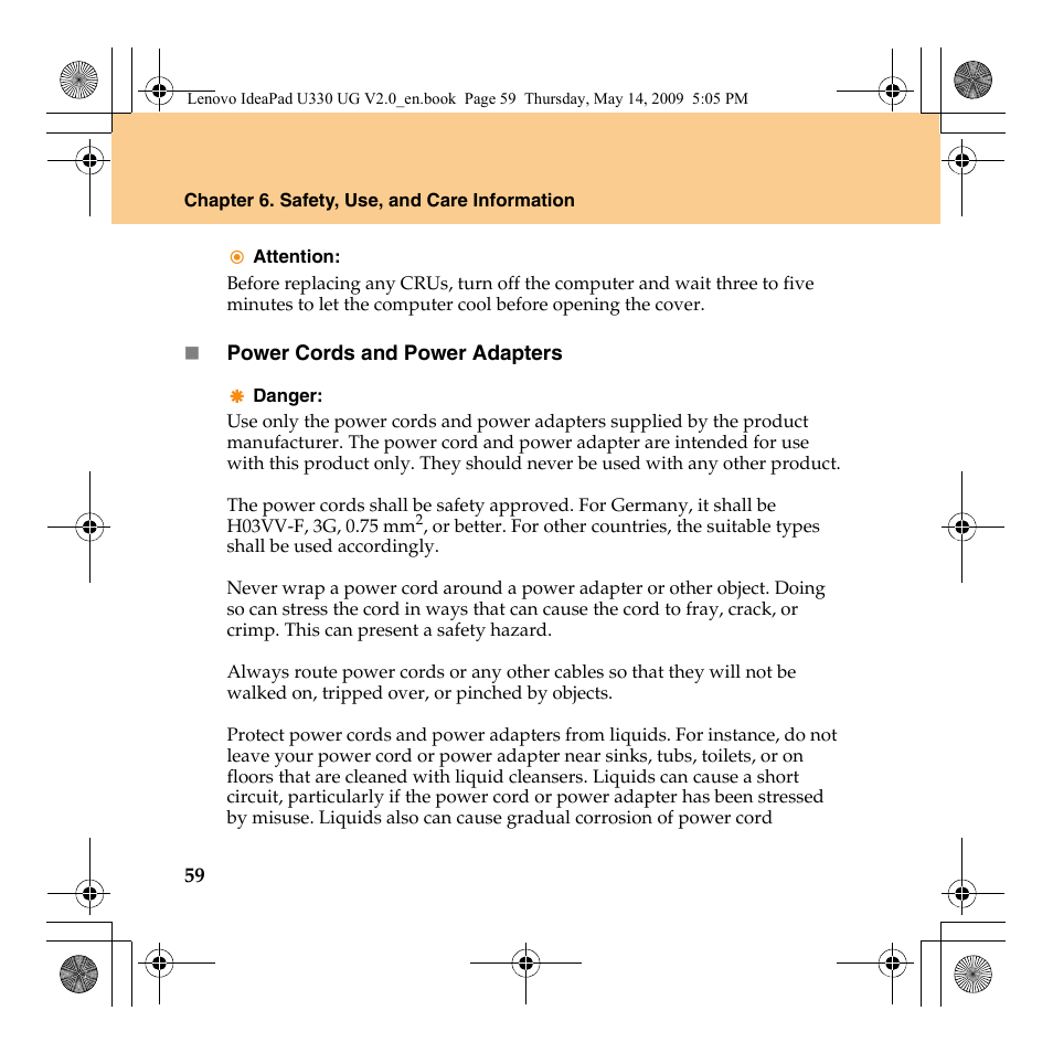 Lenovo IdeaPad U330 User Manual | Page 68 / 135