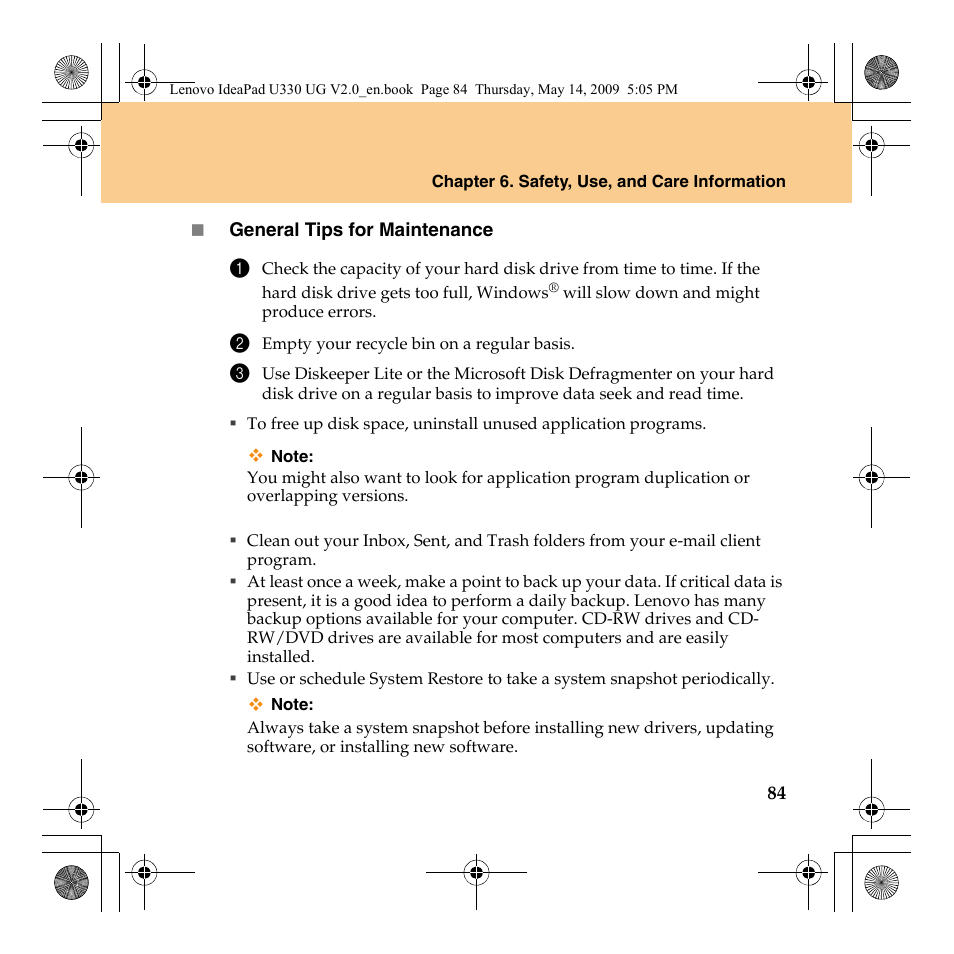 Lenovo IdeaPad U330 User Manual | Page 93 / 135