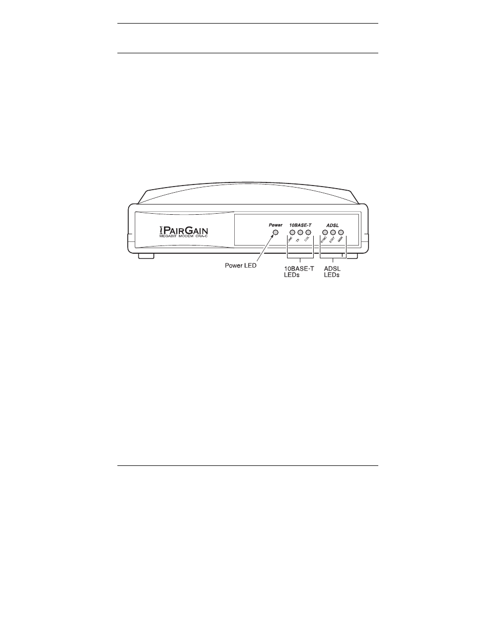 Identify leds and connectors, Front panel | ADC CRA-C User Manual | Page 17 / 86