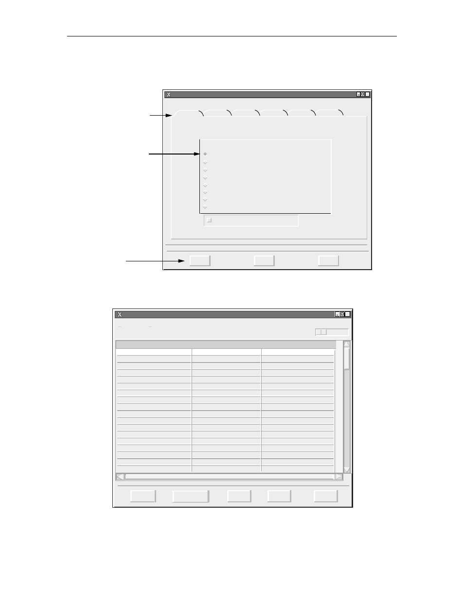 Dlp-723, Page 3 of 5, Figure 723-2. subnetwork connection filter window | Figure 723-3. subnetwork connection display window | ADC Release 3.1 User Manual | Page 155 / 489