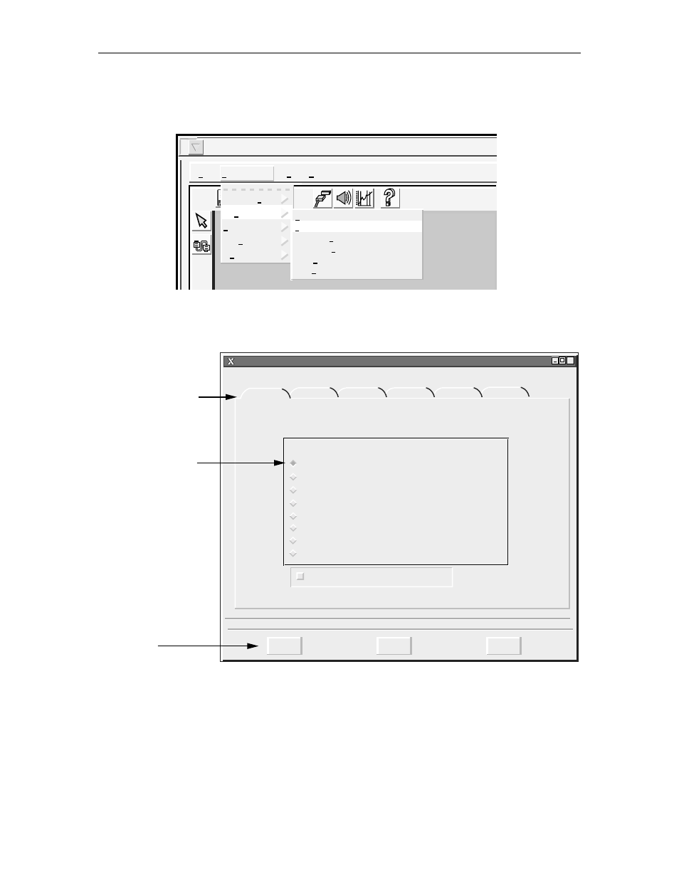 Dlp-730, Page 2 of 4, Figure 730-1. view connection pull down menu | Figure 730-2. subnetwork connection filter window | ADC Release 3.1 User Manual | Page 180 / 489