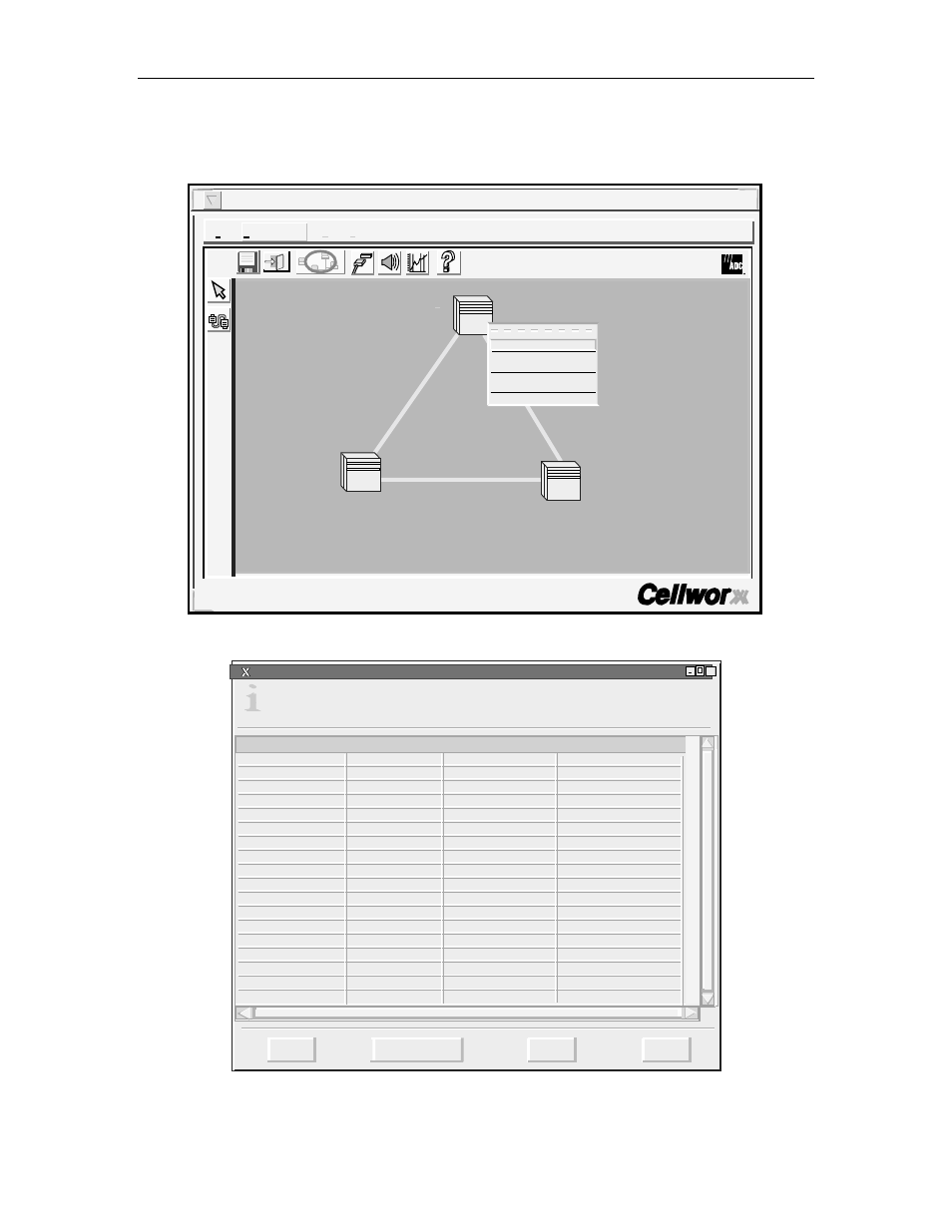Dlp-744, Page 2 of 2, Figure 744-1. ne pop-up window | Figure 744-2. reflash boot image selection screen | ADC Release 3.1 User Manual | Page 235 / 489
