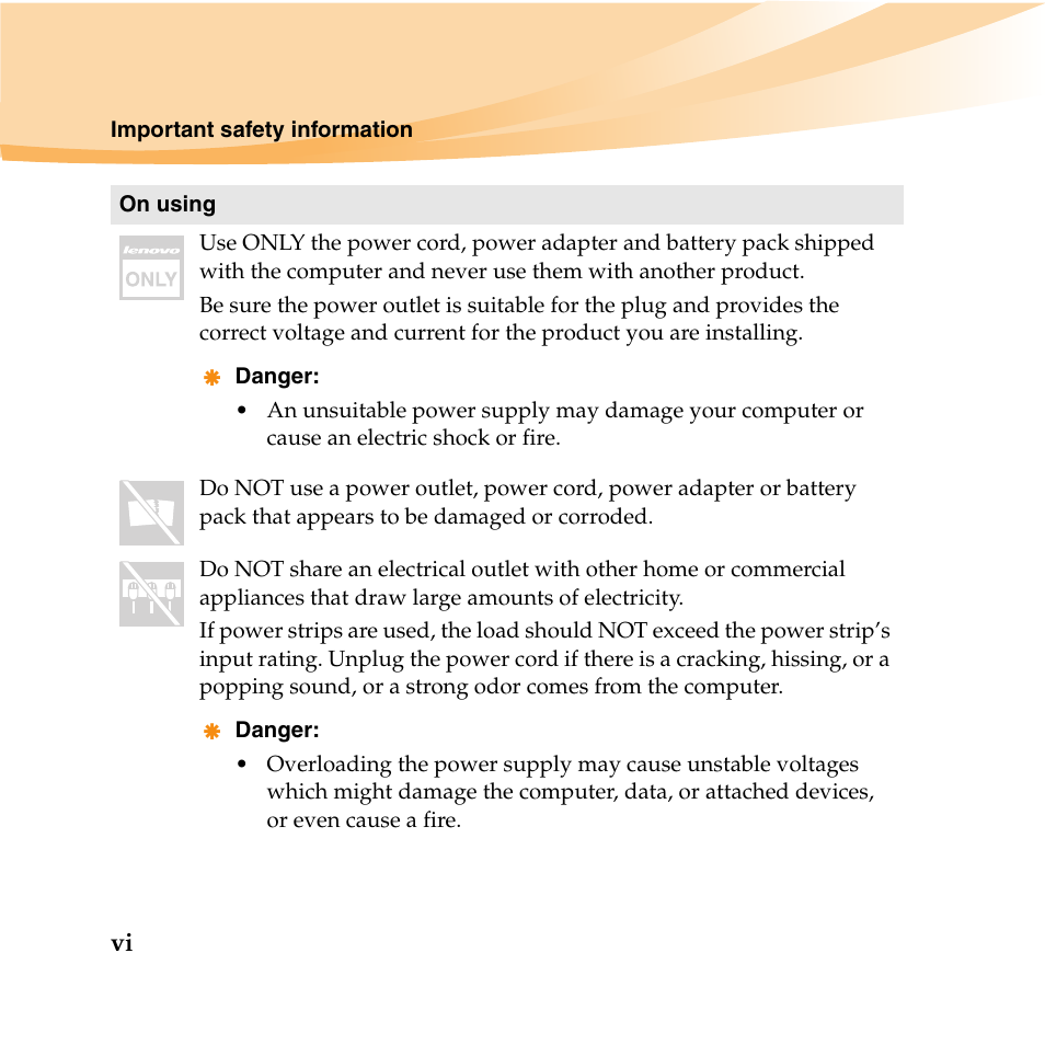 Lenovo IdeaPad U165 User Manual | Page 12 / 143