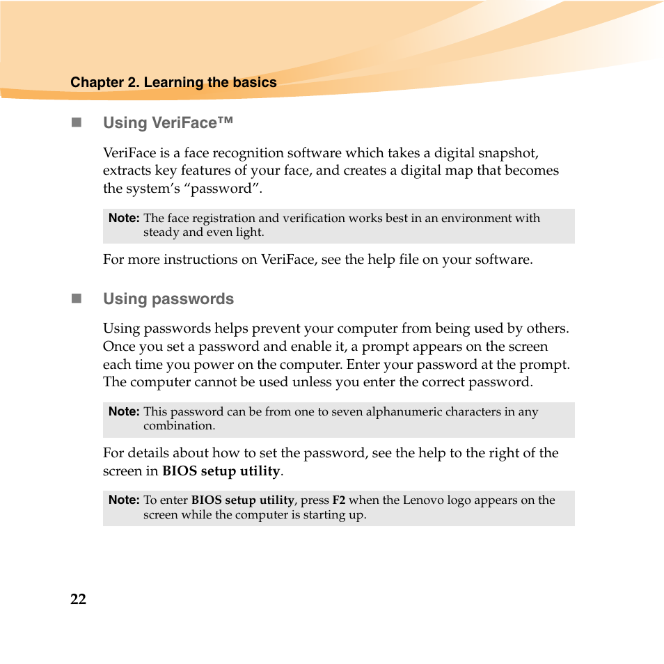 Lenovo IdeaPad U165 User Manual | Page 36 / 143