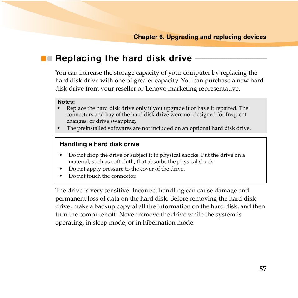 Replacing the hard disk drive | Lenovo IdeaPad U165 User Manual | Page 71 / 143
