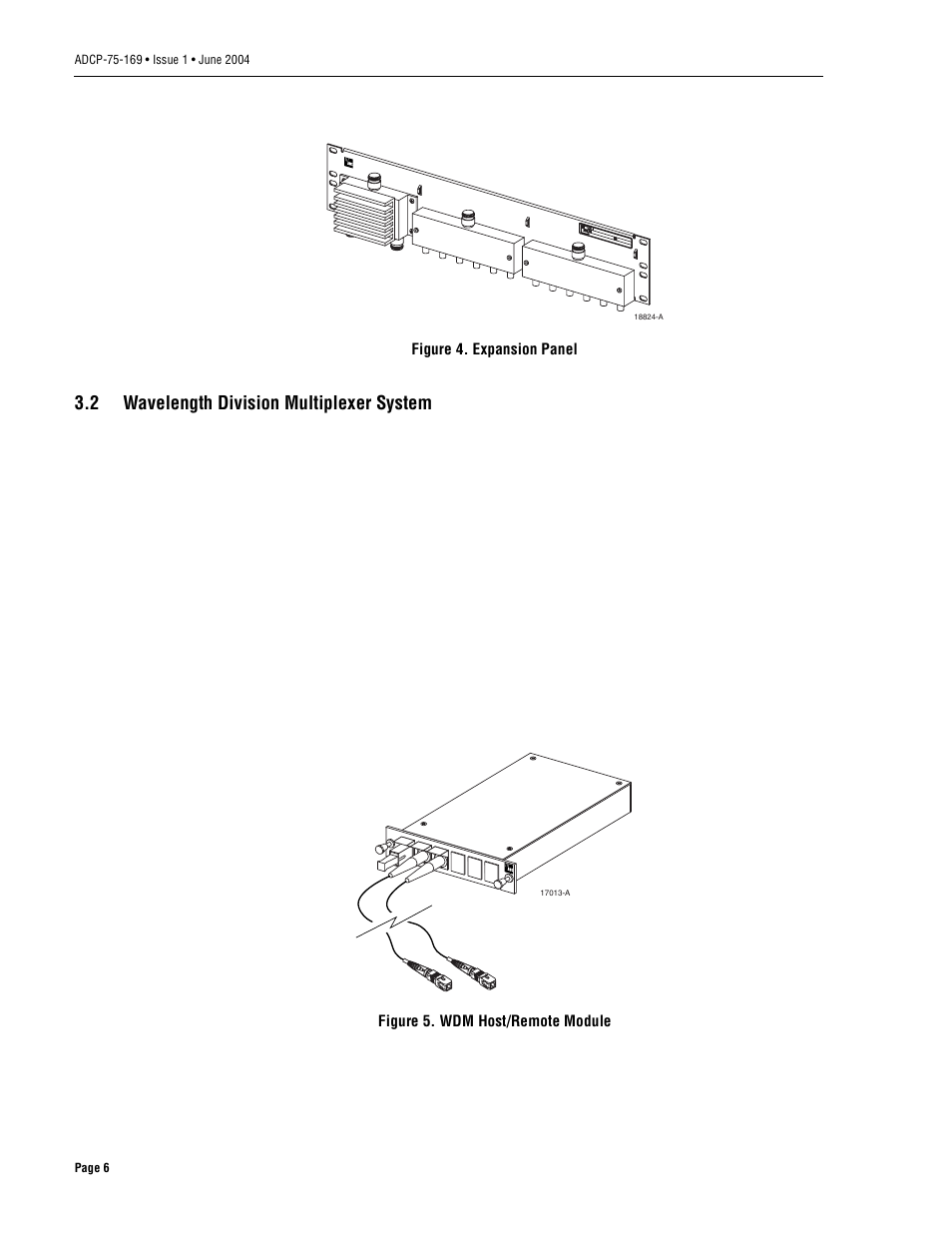 2 wavelength division multiplexer system, Wavelength division multiplexer system | ADC 19717-A User Manual | Page 14 / 32