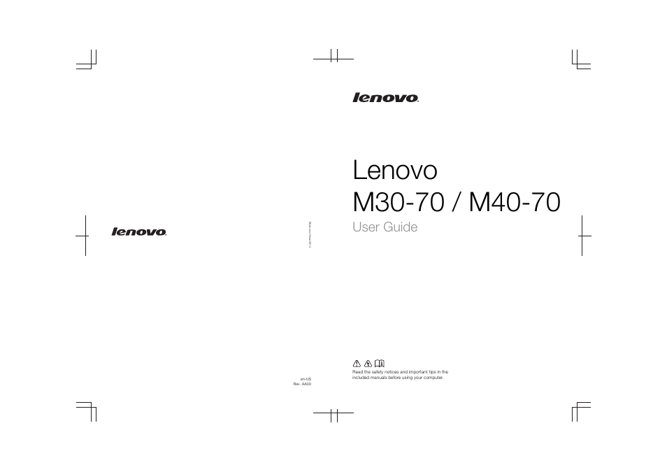 Lenovo M30-70 Notebook User Manual | 46 pages