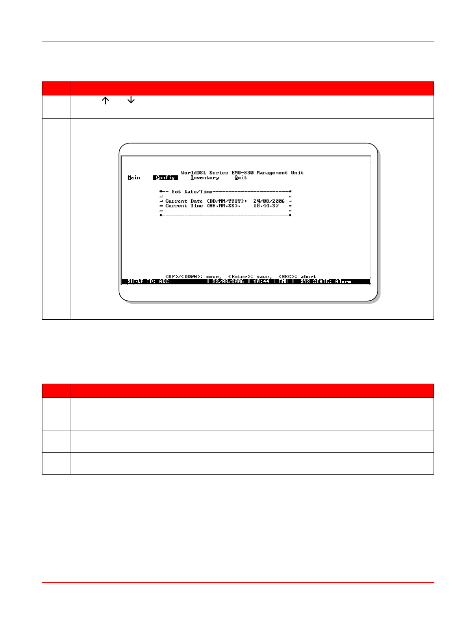 Change password, Figure 3-12.set date/time dialog box | ADC EMU-830 User Manual | Page 50 / 74