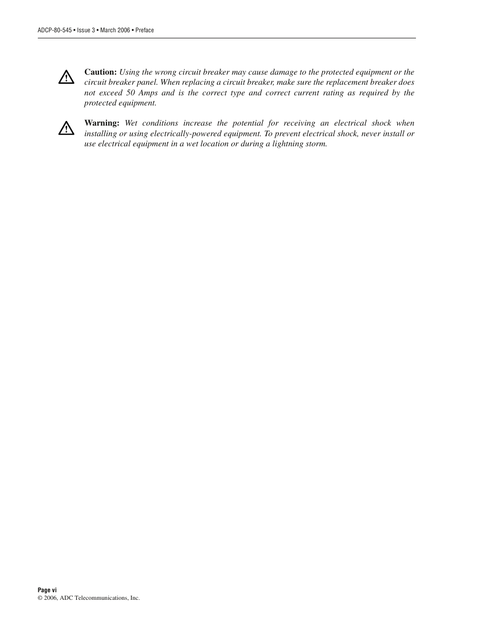 ADC PowerWorx Power Distribution Products User Manual | Page 6 / 36