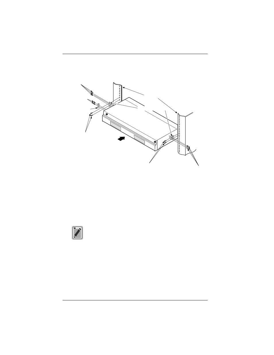 Mounting the chassis, Thinmux chassis in a co rack, Ounting the | Hassis | ADC ACE-COM L1 User Manual | Page 16 / 34