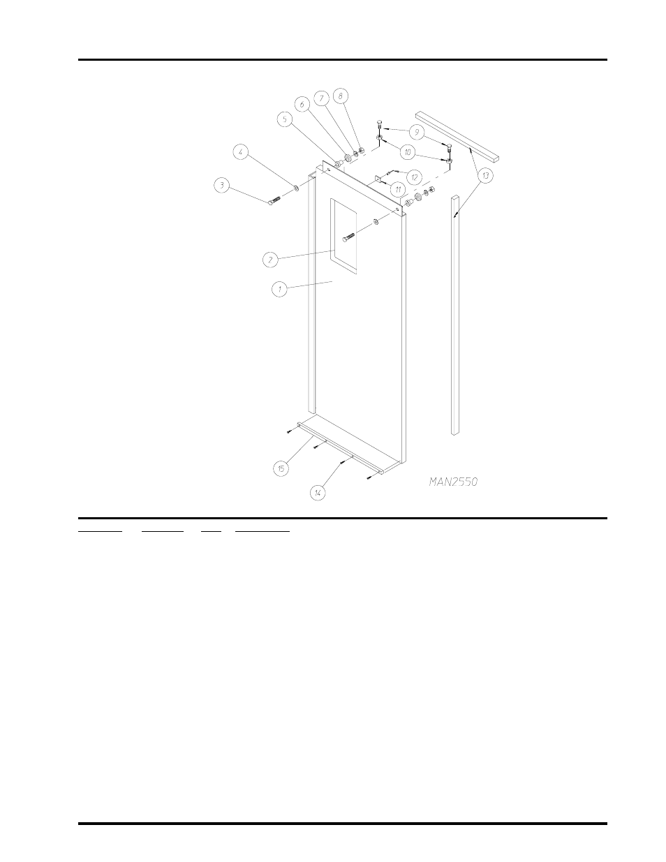 Right manual load door assembly, For models mfd. as of november 1, 1995 | ADC AD-310 User Manual | Page 17 / 108