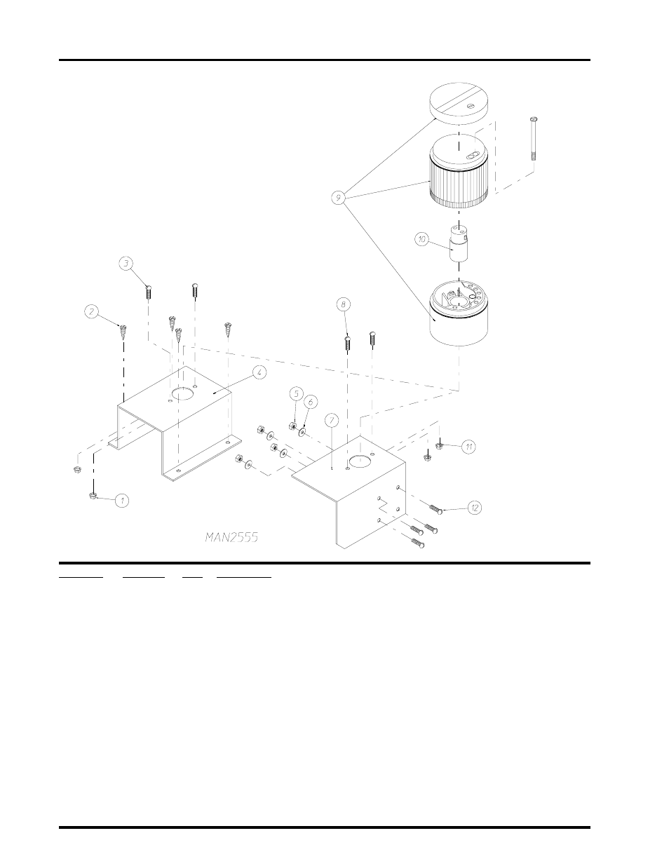 End of cycle light assembly | ADC AD-310 User Manual | Page 24 / 108