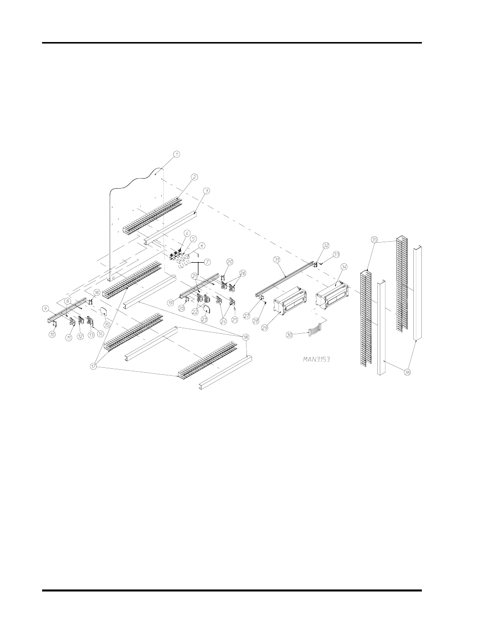 Bottom of right hand electrical panel , 43 | ADC AD-310 User Manual | Page 44 / 108