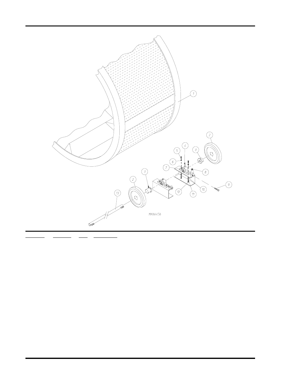 Tumbler (basket)/idler shaft assemblies, For models mfd. as of april 20, 1999 | ADC AD-310 User Manual | Page 48 / 108